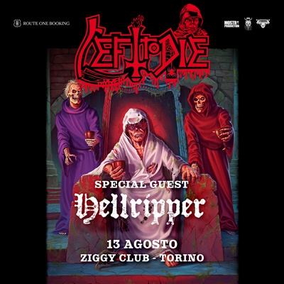 Left To Die, Hellripper: una data a Torino