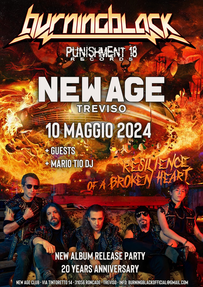 Burning Black: title and tracklist and release party of the next album!
