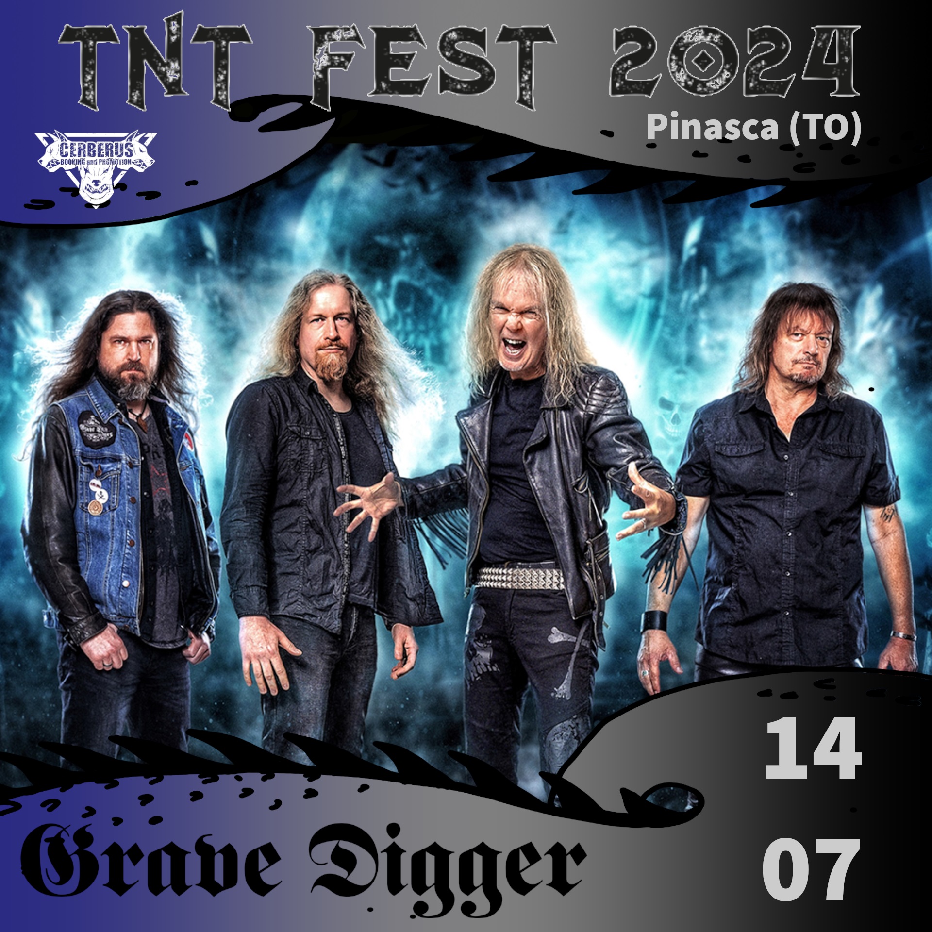 GRAVE DIGGER: confermati al TNT Fest di Pinasca (Torino) a Luglio