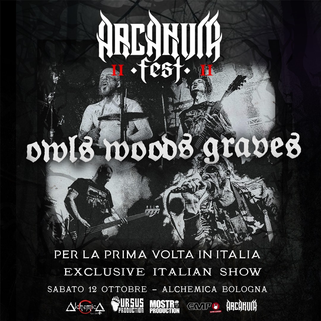 Annunciata l’unica data italiana degli Owls Woods Graves