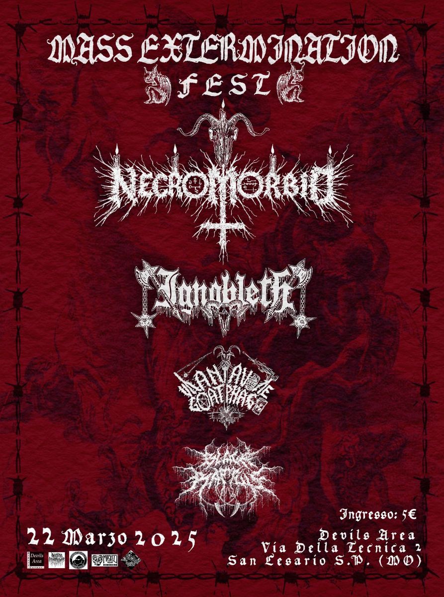 MASS EXTERMINATION FEST: Gli orari di domani