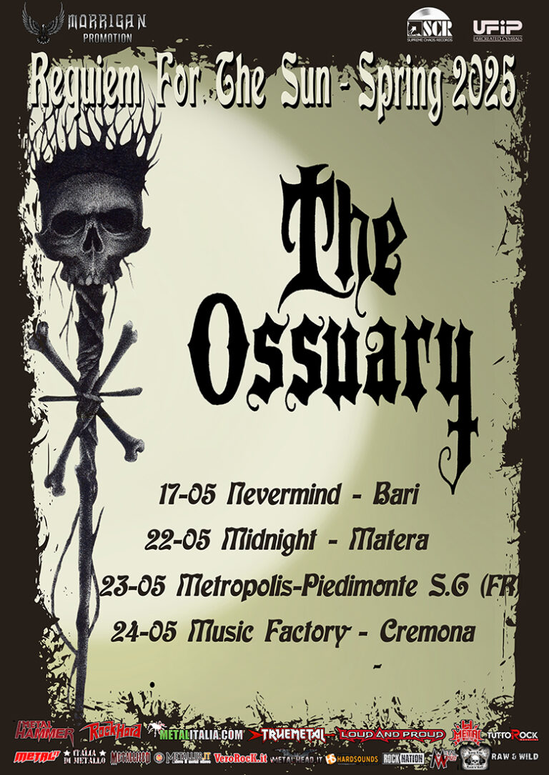 THE OSSUARY – Requiem For The Sun – Spring Tour 2025