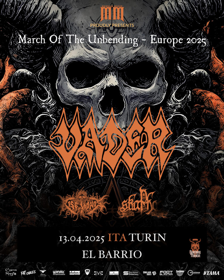 EVENTO: VADER live @ Barrio (TO) il 13 aprile– orari e info utili