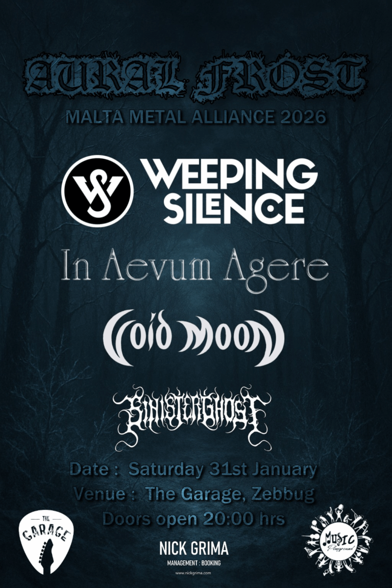 In Aevum Agere: AURAL FROST 2026 – MALTA METAL ALLIANCE 2026