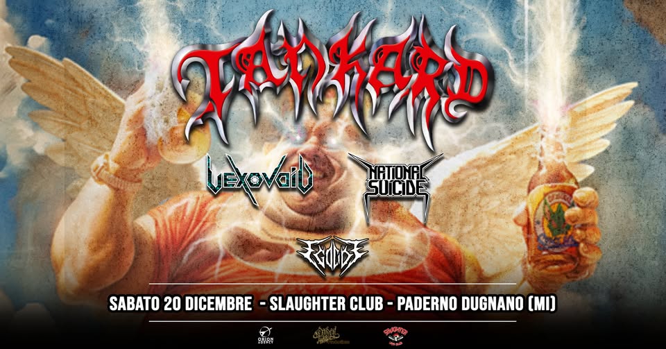 TANKARD (GER) – Sabato 20 Dicembre/Milano- ORARI!