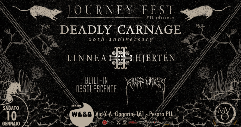 Journey Fest VII – Settima Edizione – 10 gennaio 2025 – Spazio Webo – Pesaro