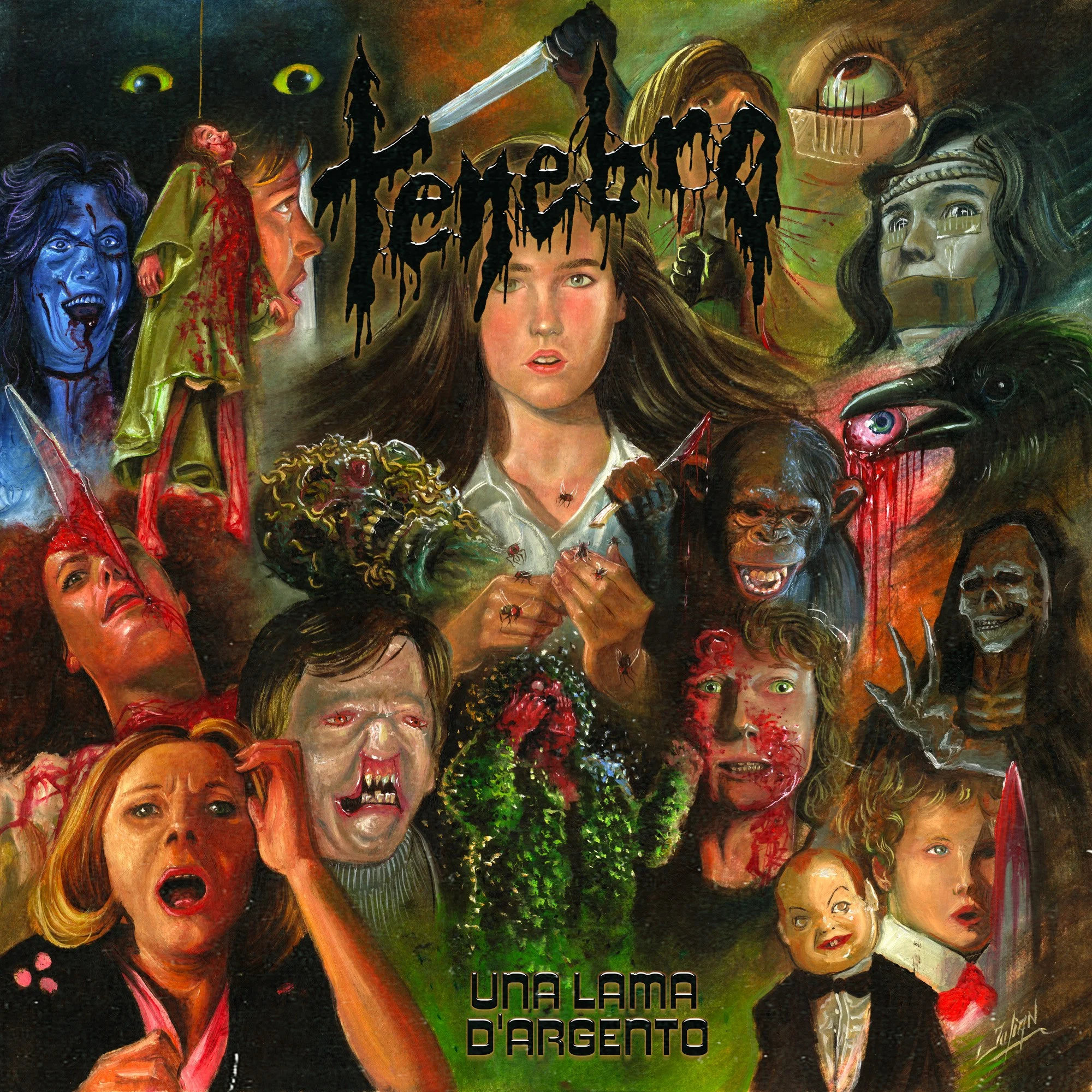 TENEBRO: Italian death metal horror masters premiere highly anticipated new album “Una Lama D’Argento”