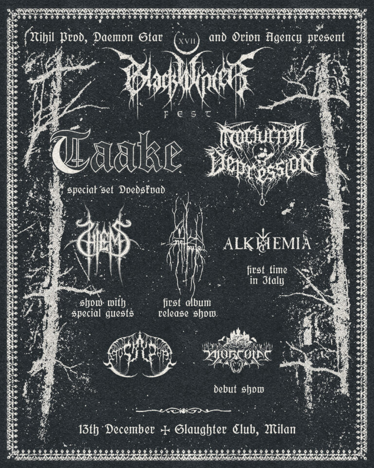 Black Winter Fest XVII: annullato lo show degli Tsjuder, al loro posto i Nocturnal Depression