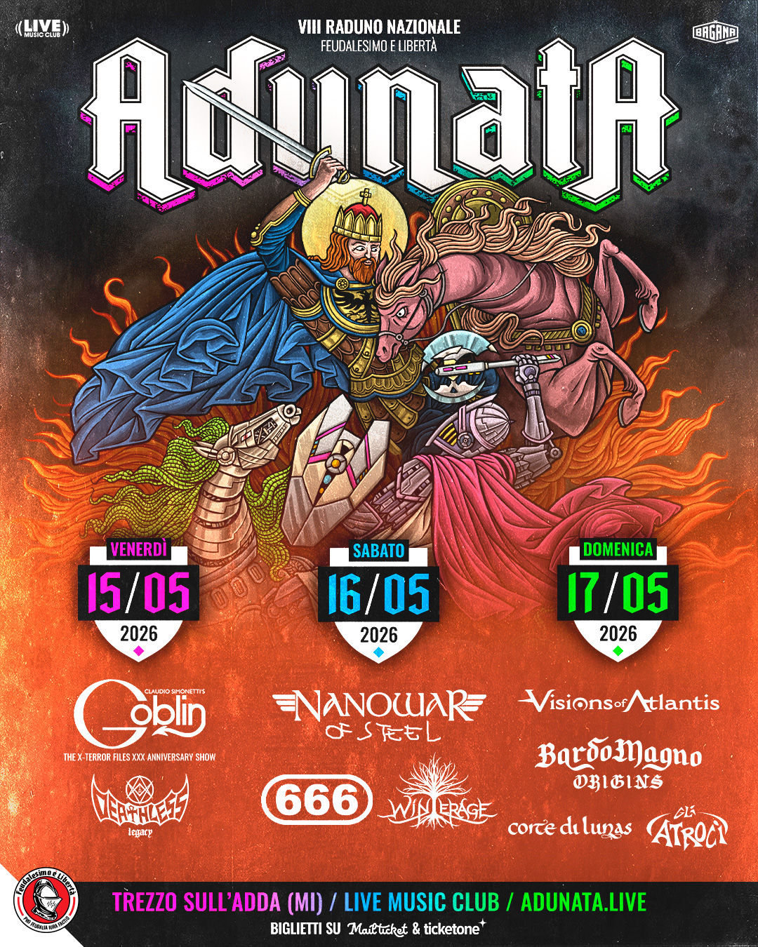 Adunata FeL VIII – Bardomagno special show, Gli Atroci ed altre conferme
