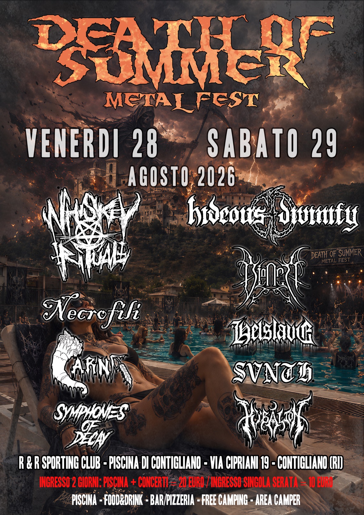 Death of Summer Metal Fest 2026 In arrivo