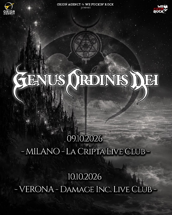 GENUS ORDINIS DEI – due date ad Ottobre a Milano e Verona