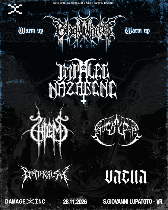 WARM UP BLACK WINTER FEST: Impaled Nazarene al Damage Inc Live Club di Verona