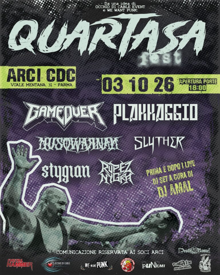 Gli orari del Quartasa fest a Parma