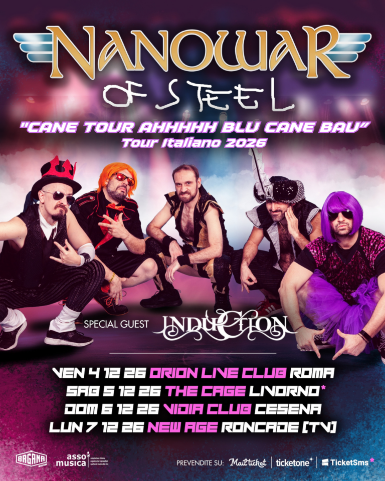 NANOWAR OF STEEL: ANNUNCIATO IL NOME DEL TOUR ITALIANO DI DICEMBRE
