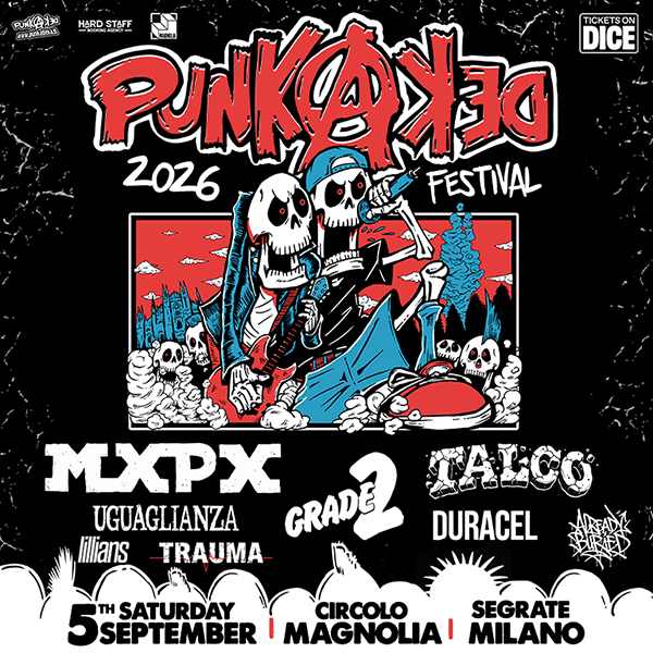 Domani a Milano il Punkadeka Festival: MXPX, Grade2 e una scena intera pronta a ritrovarsi