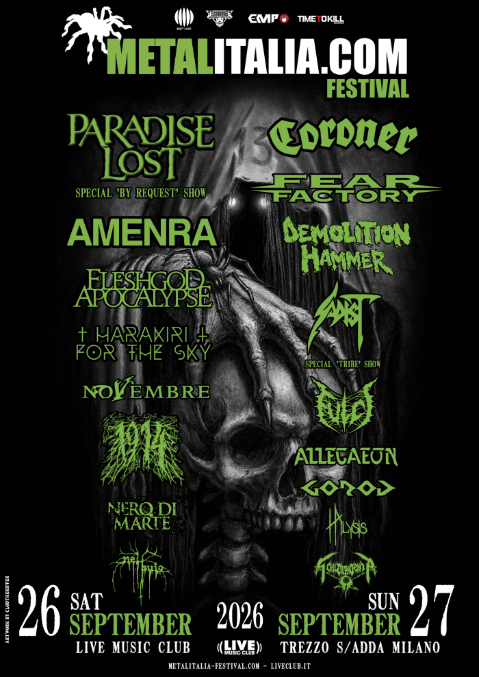 METALITALIA FESTIVAL 2026: gli orari di concerti e meet&greet
