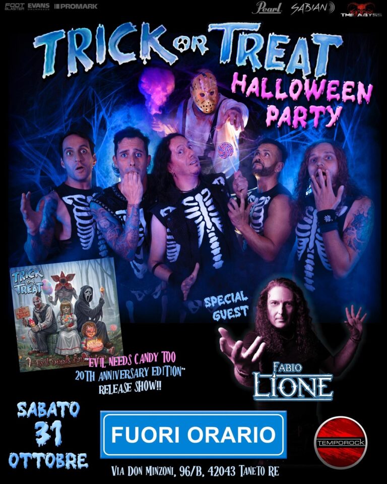 Halloween Party TempoRock con release party dei Trick or Treat al Fuori Orario in provincia di Reggio Emilia