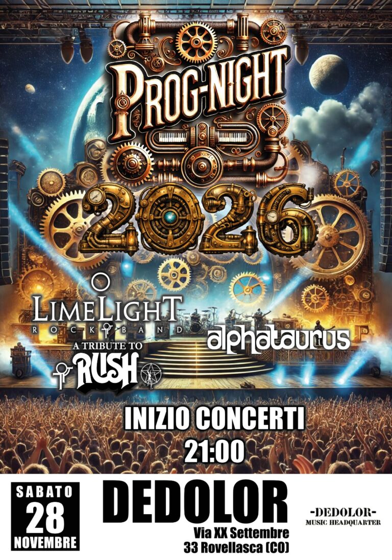 Prog Night 2026: Alphataurus + Rush Tribute 28/11/2026