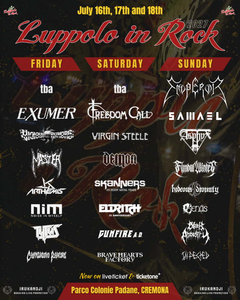 Luppolo in Rock 2027 – Freedom Call ed Exumer si uniscono alla line-up